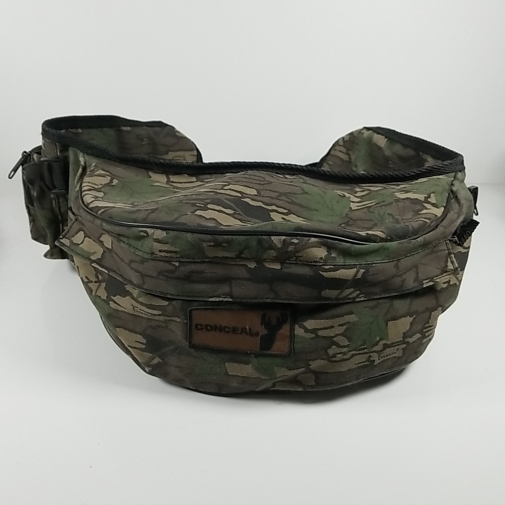 CONCEAL Trebark Camo Hunting Waist Pack Belt Organizer Adjustable 30x5in